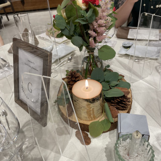 披露宴テーブル装花