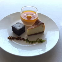 スイーツの華やかさは弱め