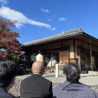 庭園挙式の様子