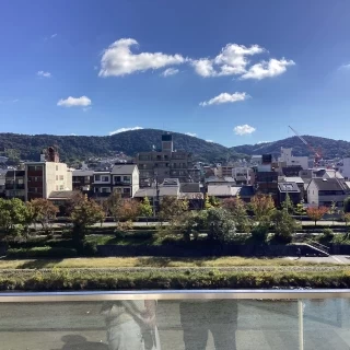 テラスからの一望