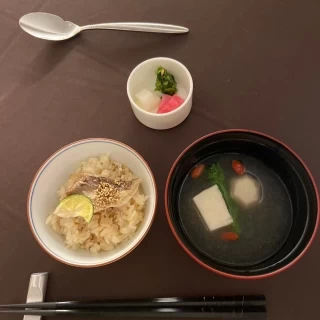 八芳園といえば「鯛めし」も噂通り絶品でした