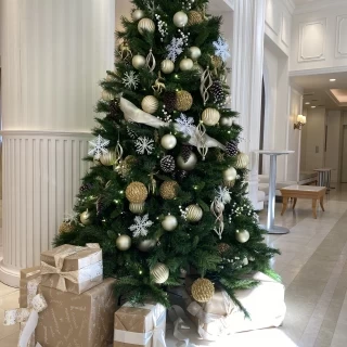 クリスマスツリーが可愛かった