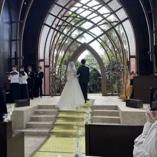 模擬挙式の際の写真です