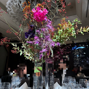 中央のテーブル装花|686320さんのシャングリ・ラ 東京の写真(1993655)