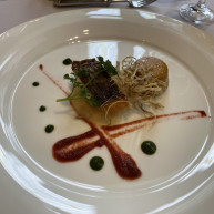 天然真鯛のクロッカンテ
雲丹のブディーノが絶品です