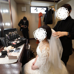 プライズルーム、ファーストミートまではカーテンで仕切り|686515さんのThe Place of Tokyoの写真(2049811)