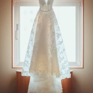 ドレスの写真も撮って頂きました。