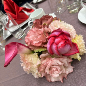 テーブル装花|686657さんのCasa d' Angela Aoyama（カサ・デ・アンジェラ青山）の写真(2131030)