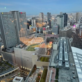 披露宴会場からの景色