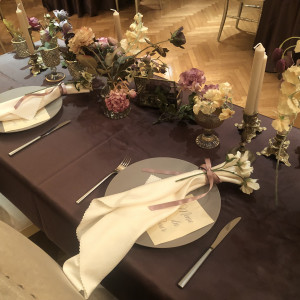 メインテーブル(試食会時)|686921さんのラ・バンク・ド・ロア(横浜市指定有形文化財）の写真(1998187)
