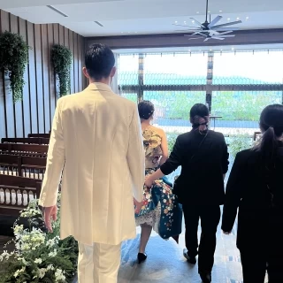 天井高く開放感がある