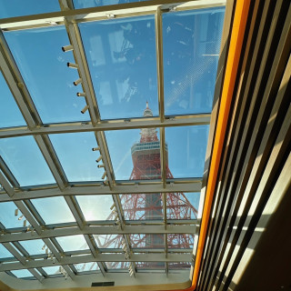 挙式会場から見える東京タワーです。