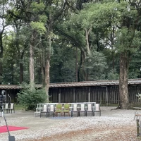 親族集合写真を撮影するロケーションです。