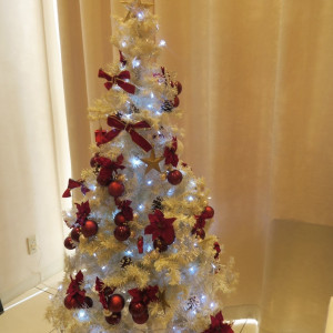 季節柄、クリスマスツリーがホワイエに飾ってありました。|687005さんのラグナヴェール 東京（LAGUNAVEIL TOKYO）の写真(1998856)
