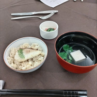 試食させていただいたお料理（鯛めし）