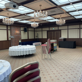 外が見える披露宴会場