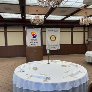 外が見える披露宴会場