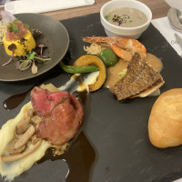 試食。お肉も柔らかくて美味しかった。