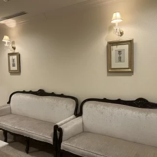 ゴージャスな控室