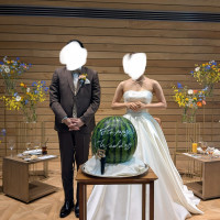 スイカ入刀