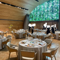 装飾してもらったあとの披露宴会場