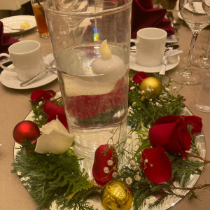 ゲストテーブル中心
クリスマス|687262さんのCasa d' Angela Aoyama（カサ・デ・アンジェラ青山）の写真(2005905)