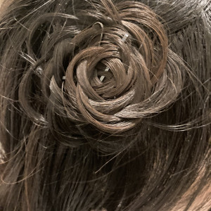 髪で花を編んでもらえました。|687367さんのLITTLE RETREAT（リトル・リトリート）の写真(2002853)