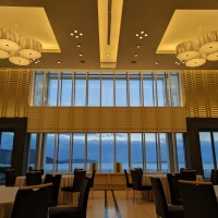 海を一面見渡せる素晴らしい会場でした