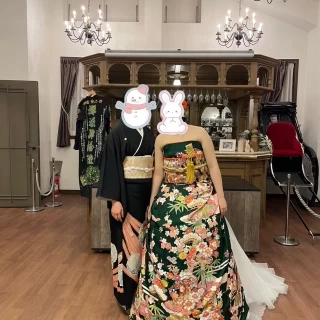 こだわったオリエンタル和装の振袖ドレス♪