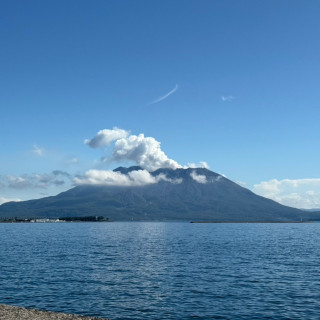 鹿児島の象徴、桜島がバッチリ見える最高な場所です♡