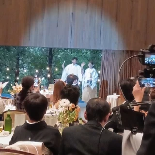 お色直し入場シーン