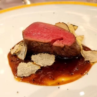 メインの肉料理　とてもおいしかったです。
