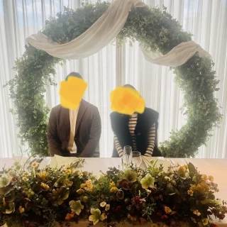 披露宴席見学時