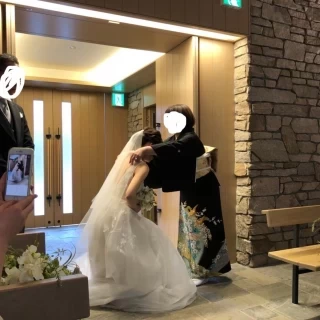 式場後ろ側