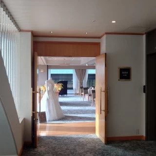 試食させていただいた会場の入口