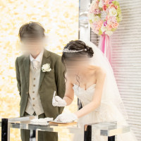 結婚証明書 作成中