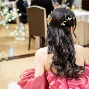 お色直し後ヘア|688003さんのラグナスイート名古屋 ホテル＆ウェディング（営業終了）の写真(2223058)