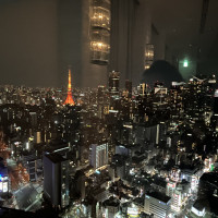 チャペルからの夜景　東京タワーが綺麗に見えました