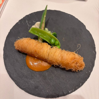魚料理です。