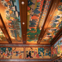 和室玄関の天井画