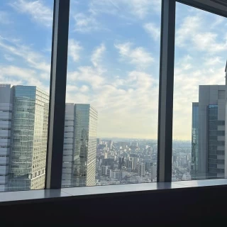 説明いただいた個室からの景色です。
眺望はこんな感じです。