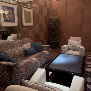 待合のソファも高級感ある|688334さんのホテル日航福岡の写真(2012967)