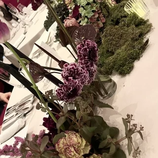 とてもオシャレなおふたりらしい装飾でした！