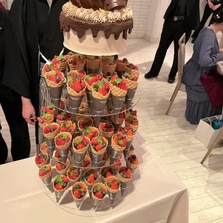 新婦妹さんが作られたケーキ