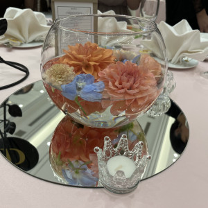 いろんなタイプの装花を楽しめました。|688392さんのララシャンスKOBEの写真(2407124)