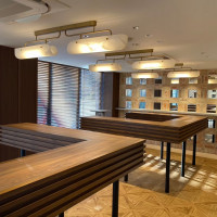ゲスト用の控え室はゆったりしていて、大人数でも心配ありません