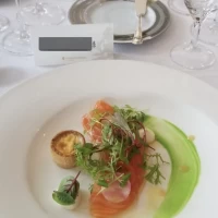 サーモンがとても美味しかったです。
