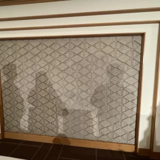 披露宴
高砂の後ろ側