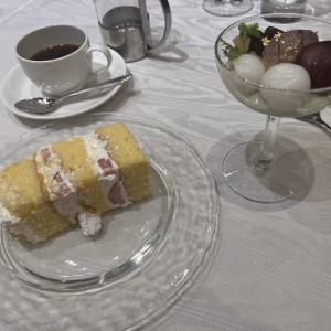 ウエディングケーキもデザート|688790さんの浜松八幡宮　楠倶楽部の写真(2026784)