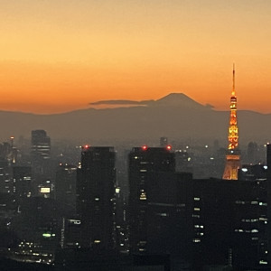 富士山と東京タワーも見えます|688807さんのRESTAURANT LUKE with SKY LOUNGE（レストランルーク スカイラウンジ）の写真(2017409)